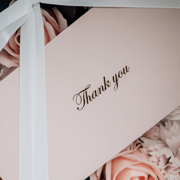 send thank you notes social skills for women