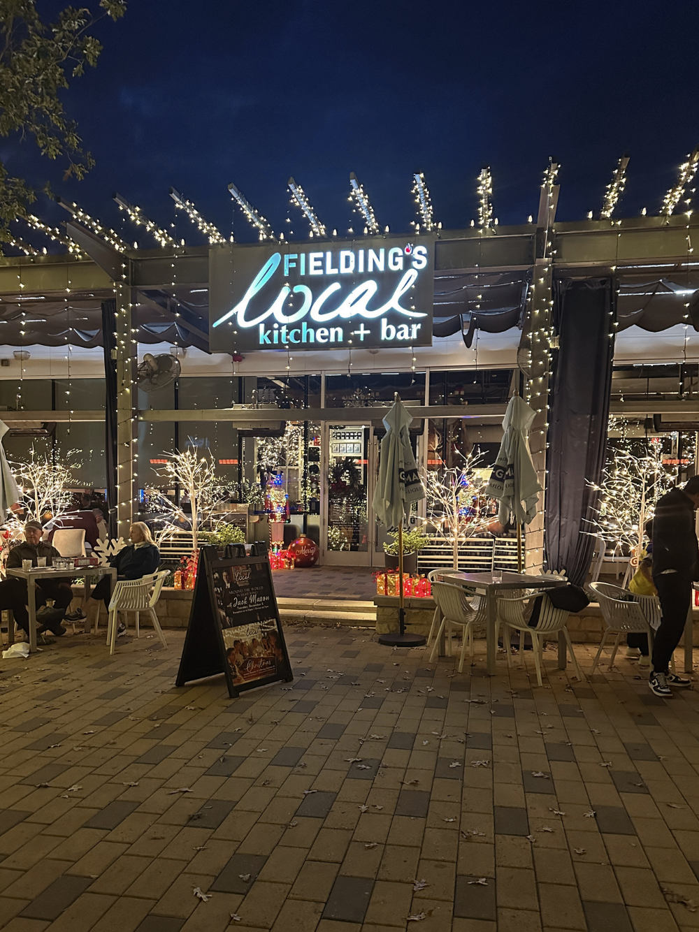 fielding's local kitchen and bar exterior the woodlands tx