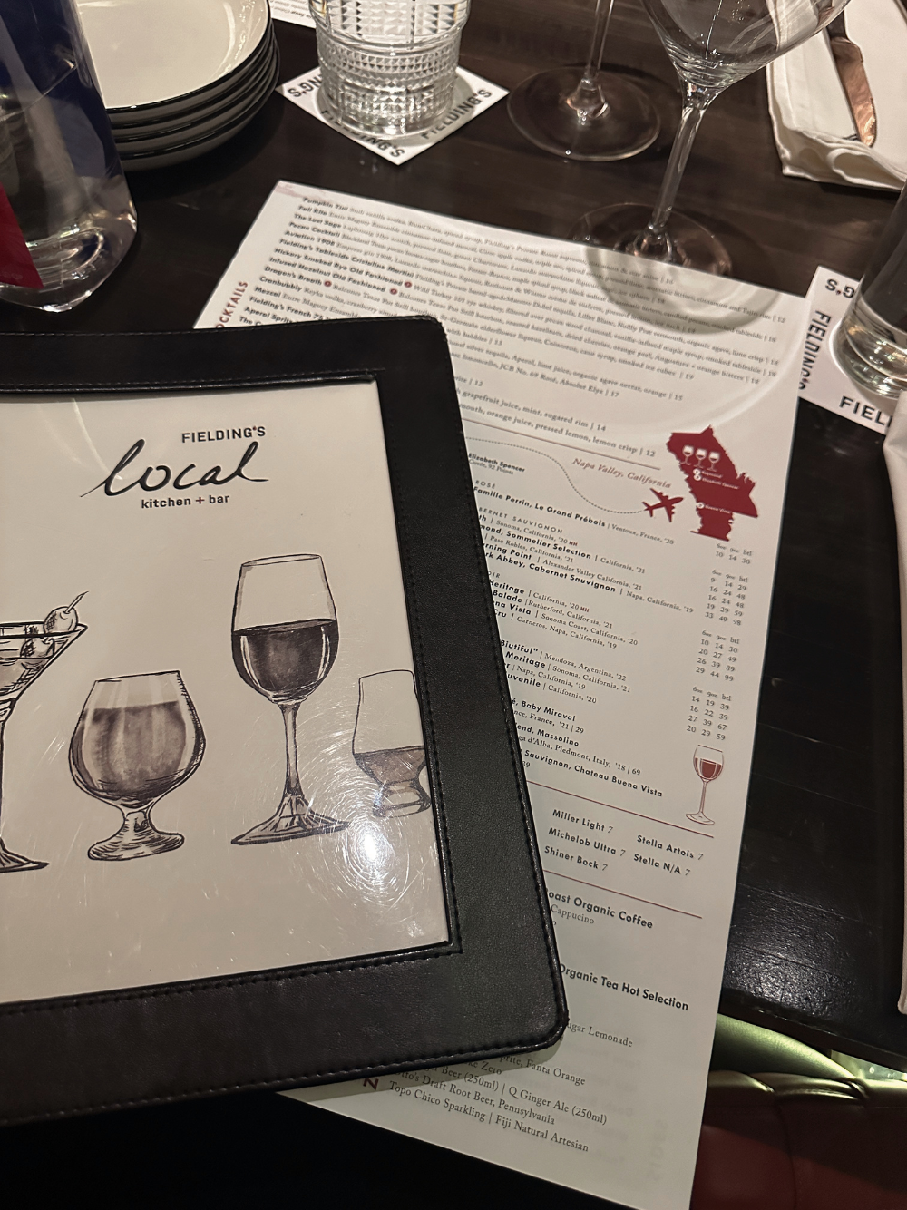 wine menu