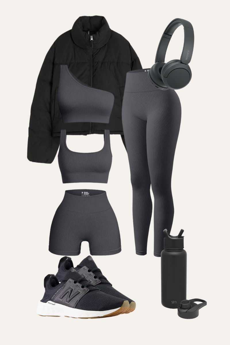 cute winter outfit idea to workout cute winter outfit idea to workout