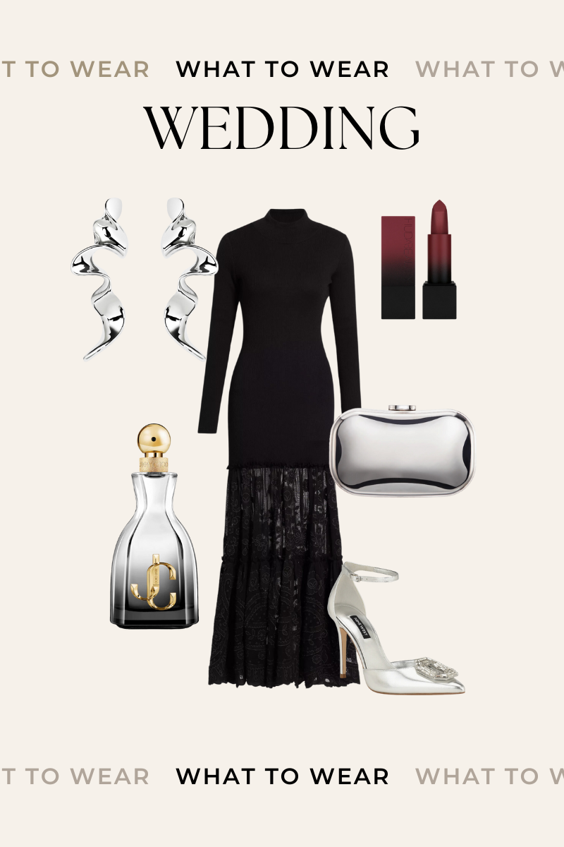 winter wedding outfit idea black tie winter wedding outfit idea black tie