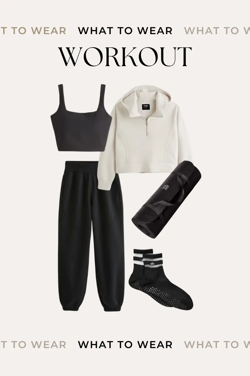 winter yoga pilates outfit