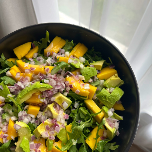 mango and arugula salad