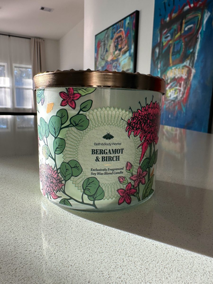 bergamot and birch candle