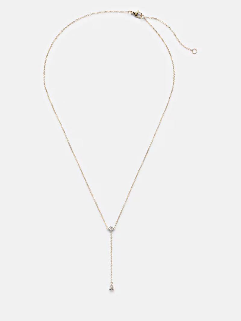 stone and strand perfect pear diamond lariat necklace